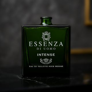 ESSENZA - Pintura efecto transparente y serigrafía sobre vidrio para perfumería