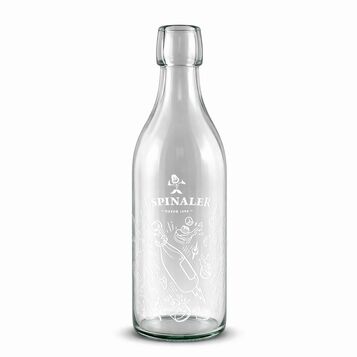 El arte de la línea: Serigrafía en una tinta que transforma la botella de Vermut Espinaler