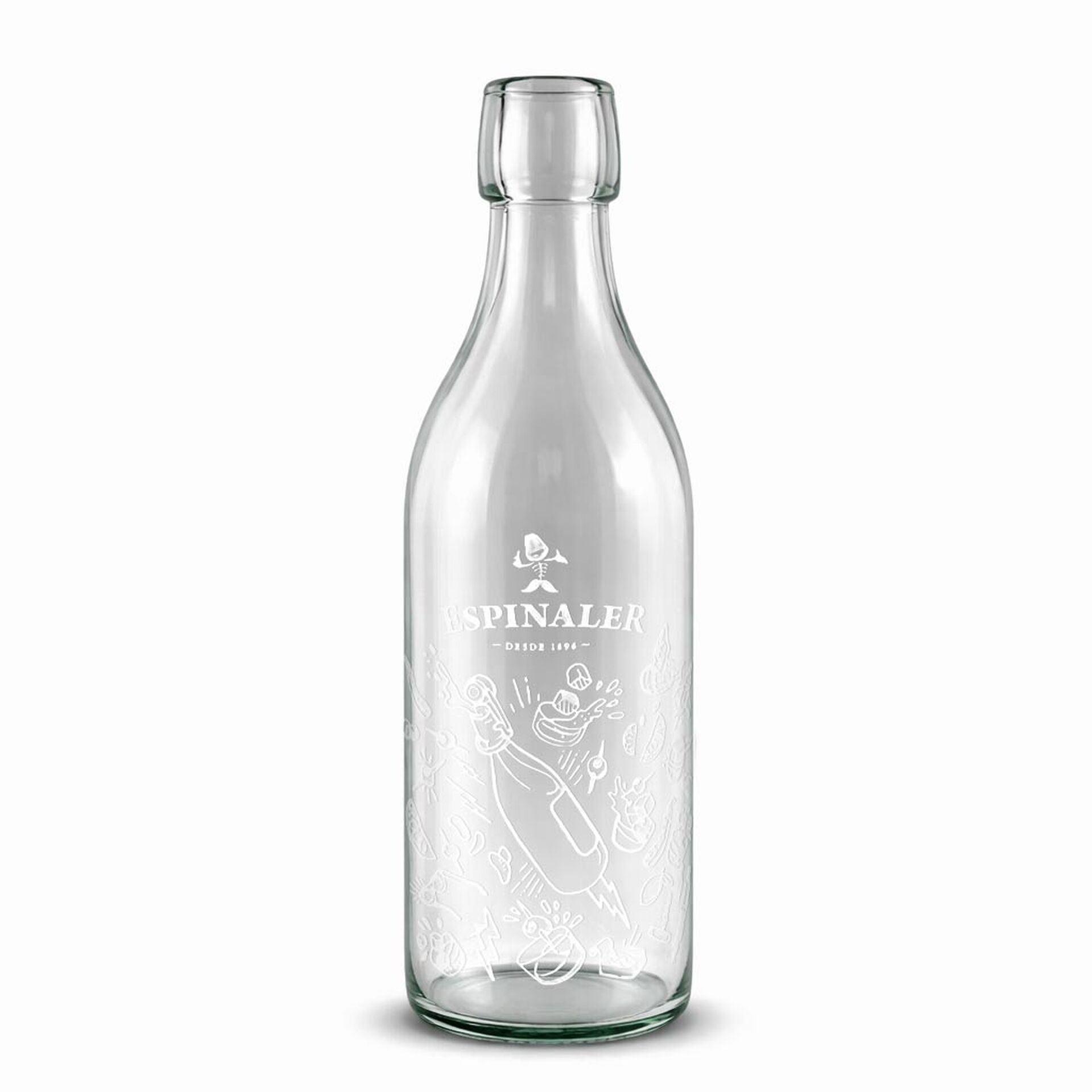 El arte de la línea: Serigrafía en una tinta que transforma la botella de Vermut Espinaler